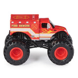 MONSTER JAM MASINUTA METALICA FIRE RESCUE SCARA 1 LA 64
