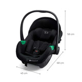 SCOICA AUTO I-SIZE, 40-87 CM, KINDERKRAFT MINK PRO2 , BLACK