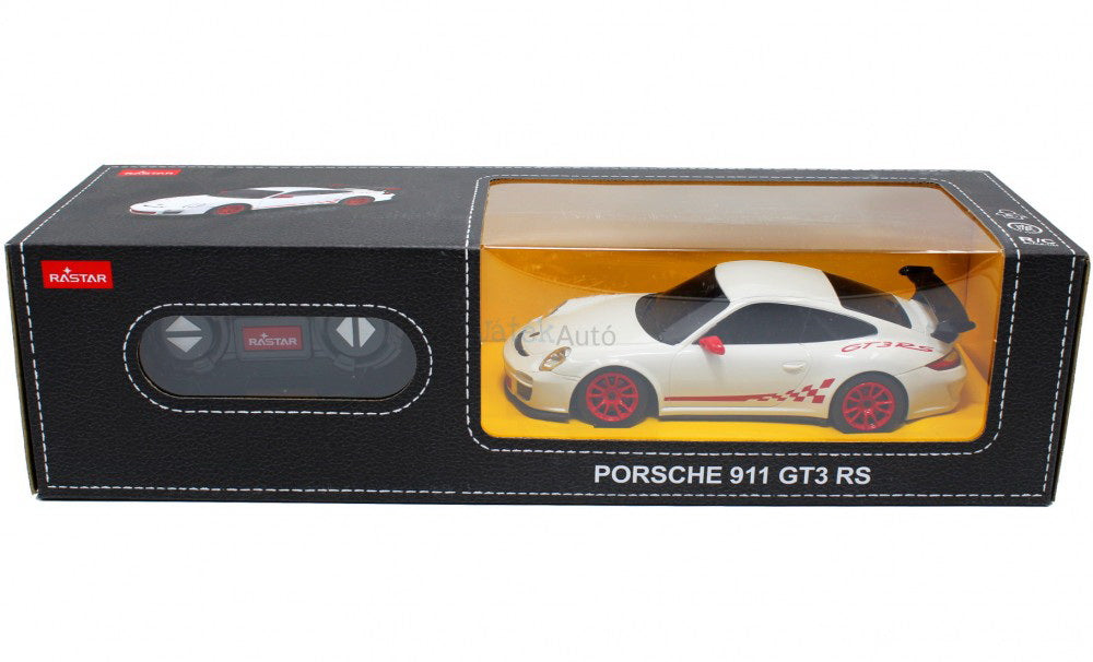 MASINA CU TELECOMANDA PORSCHE GT3 RS ALB CU SCARA 1 LA 24