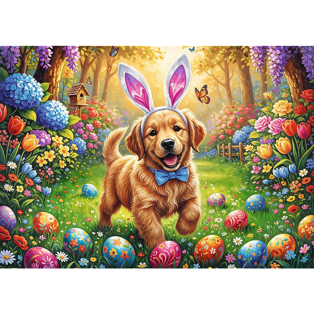 PUZZLE TREFL 500 PREMIUM PLUS SPRING BLOOM CAINE DE PASTE