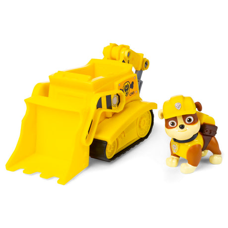 PATRULA CATELUSILOR VEHICULE CU FIGURINA RUBBLE
