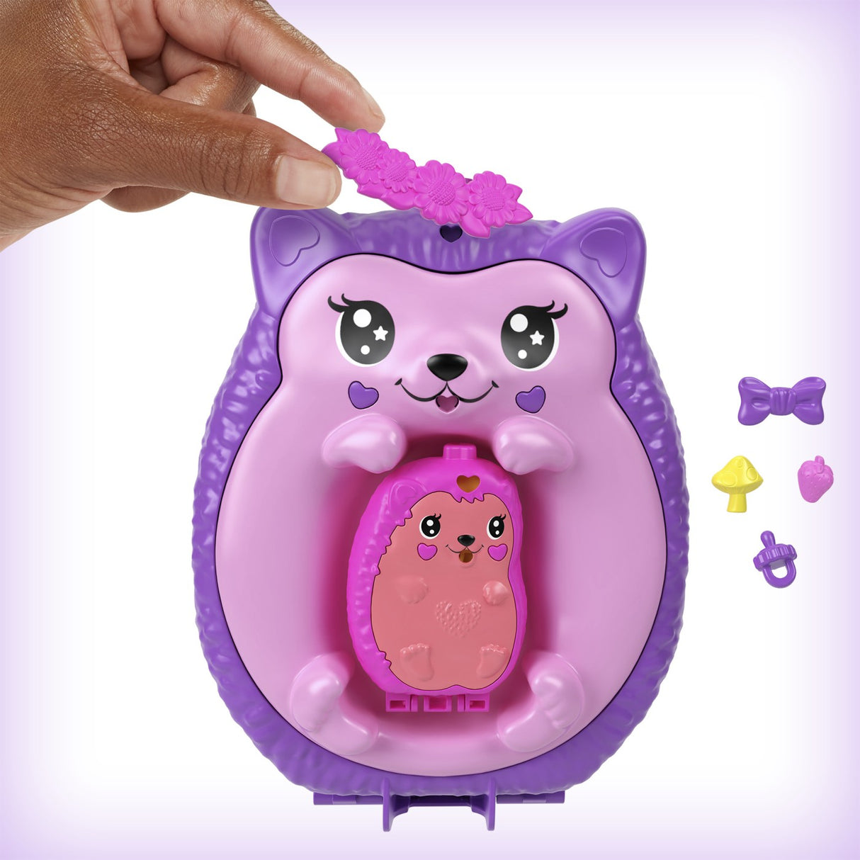 POLLY POCKET SET GENTUTA ARICIUL MAMA SI PUIUL