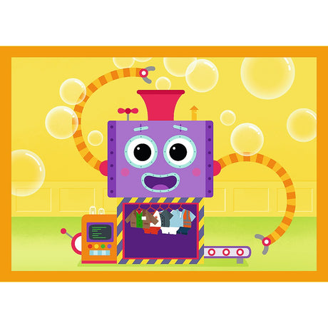 PUZZLE TREFL 4IN1 PLANETA MILO INTALNIRE CU MILO SI PRIETENII