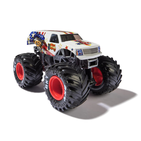 MONSTER JAM MASINUTA METALICA JESTER SCARA 1 LA 64