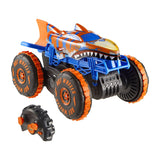 HOT WHEELS MONSTER TRUCK SHARKS VS DINOS MASINA CU TELECOMANDA TIGER SHARK CLIMBER