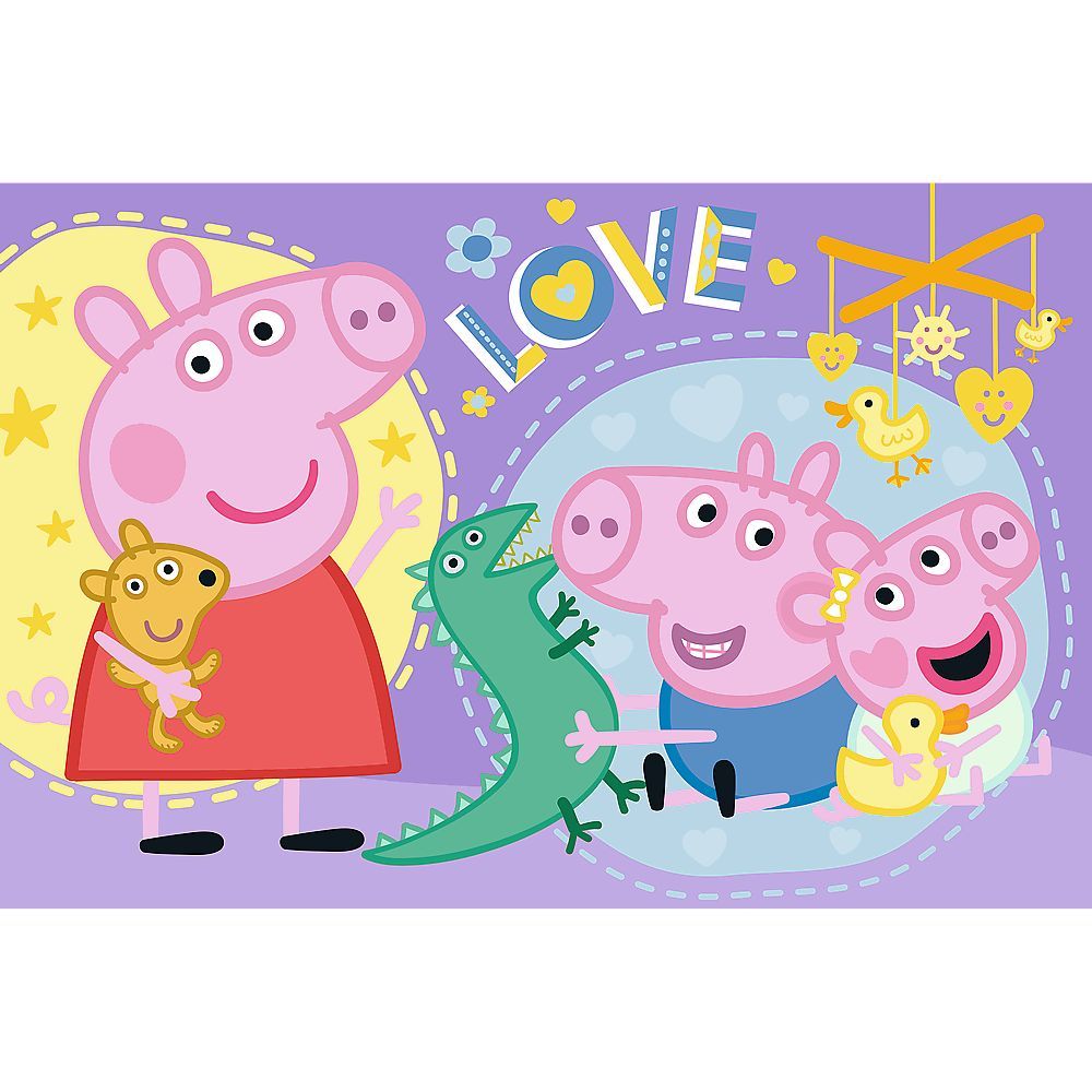 PUZZLE TREFL 60 PEPPA PIG PURCELUSUL FERICIT PEPPA