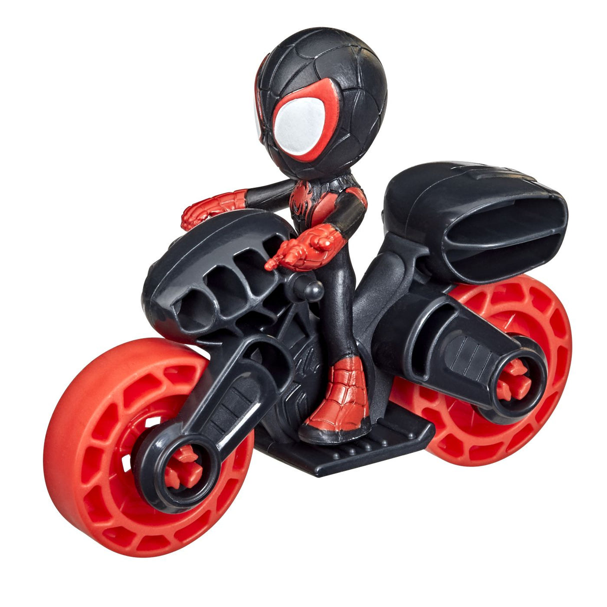 SPIDERMAN SET MOTOCICLETA SI FIGURINA MILES MORALES SPIDER MAN 6CM