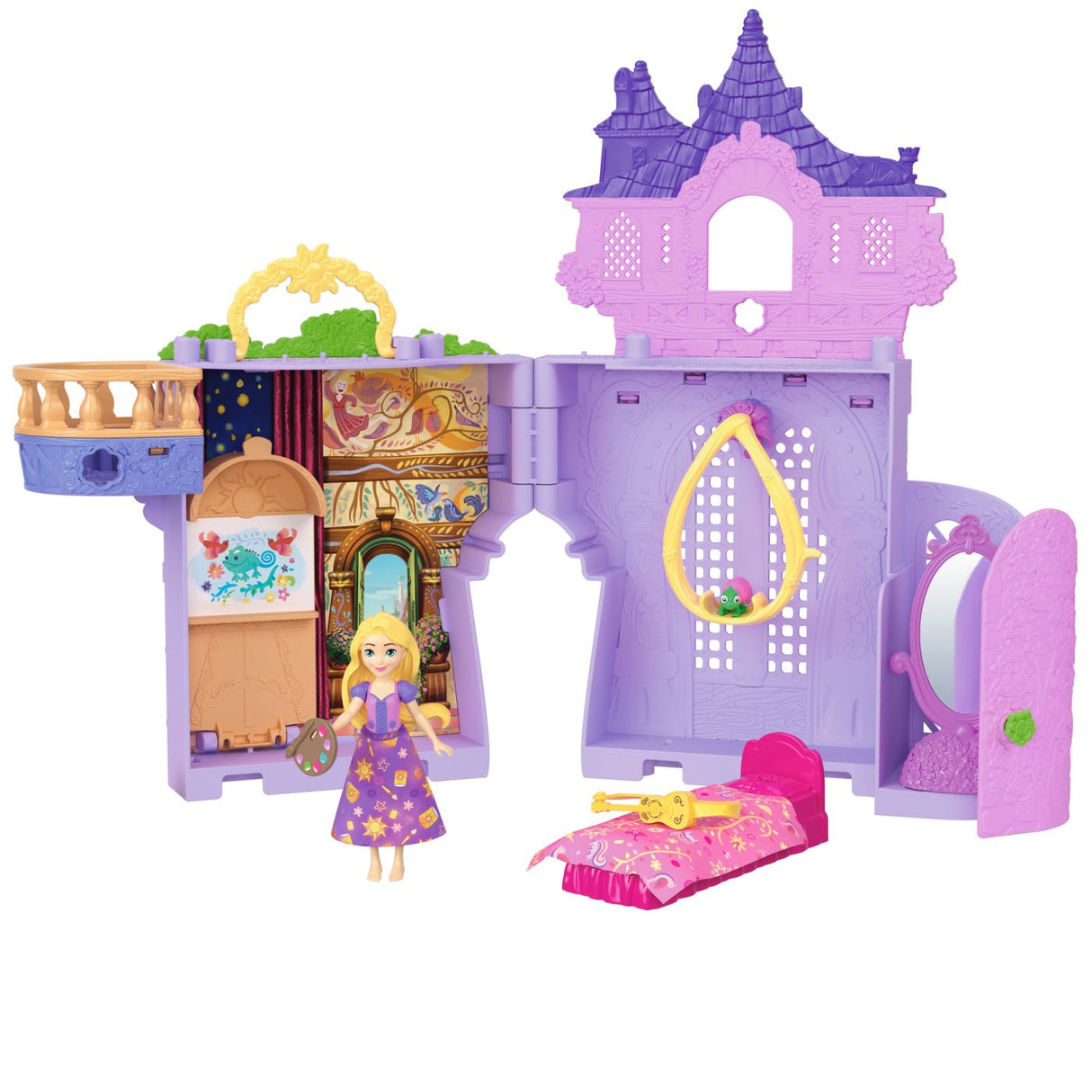 DISNEY PRINCESS SET CASTELUL LUI RAPUNZEL CU ACCESORII