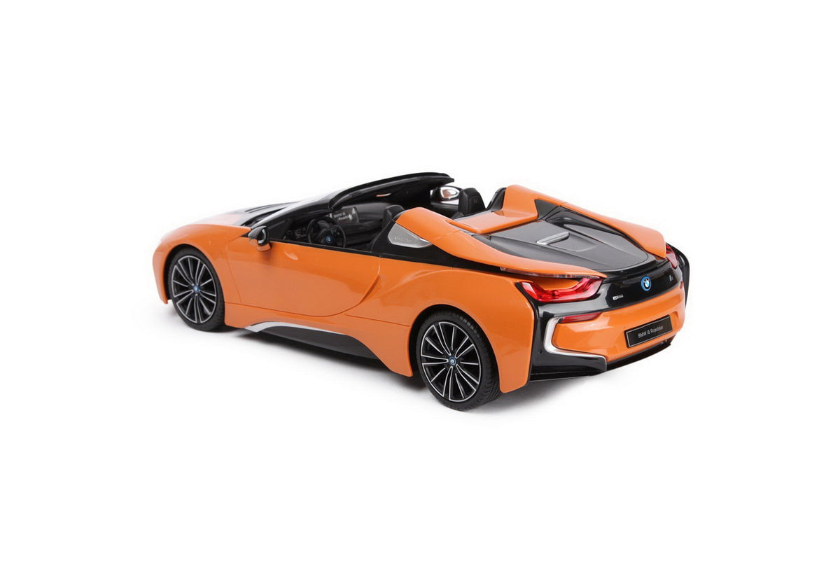 MASINA CU TELECOMANDA BMW I8 PORTOCALIE SCARA 1 LA 12