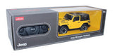 MASINA CU TELECOMANDA JEEP WRANGLER RUBICON GALBEN CU SCARA 1 LA 24