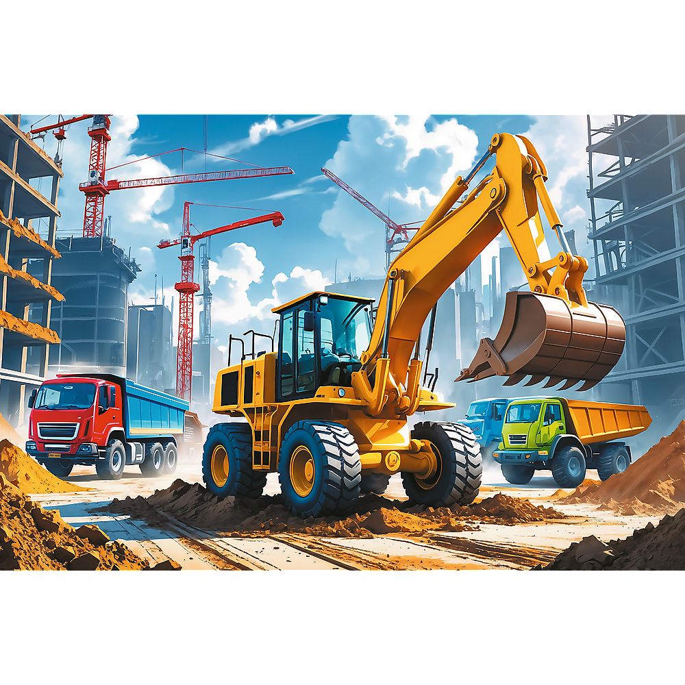 PUZZLE TREFL 60 EXCAVATOR