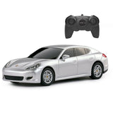 MASINA CU TELECOMANDA PORSCHE PANAMERA ARGINTIU CU SCARA 1 LA 24