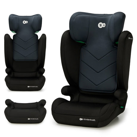 SCAUN AUTO KINDERKRAFT I-SPARK, I-SIZE 100-150 CM, BLACK