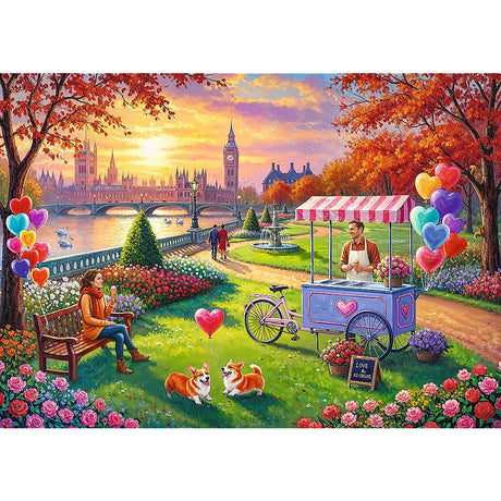 PUZZLE TREFL 500 PREMIUM PLUS LOVE STORY LONDRA ROMANTICA