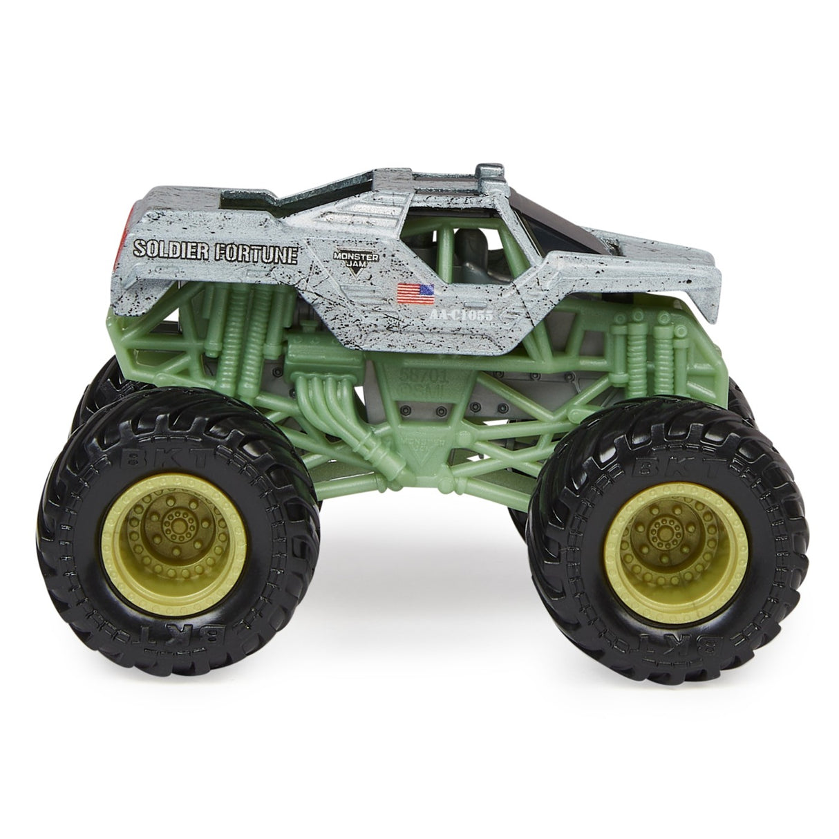 MONSTER JAM MASINUTA METALICA SOLDIER FORTUNE SCARA 1 LA 64
