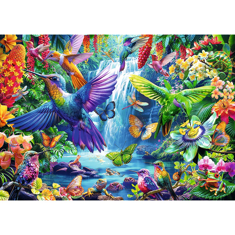 PUZZLE TREFL 1000 COLIBRI TROPICALI