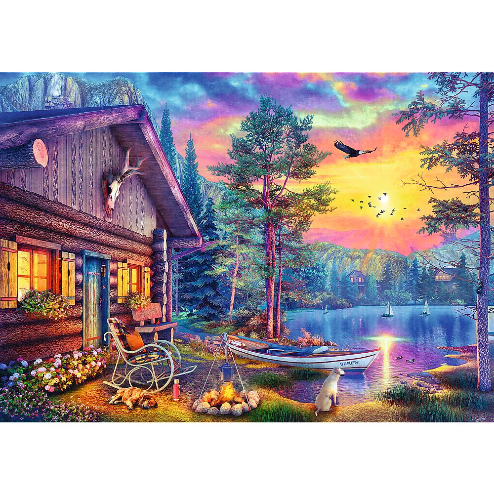 PUZZLE TREFL 500 PREMIUM PLUS TEA TIME CABANA APUS DE SEARA