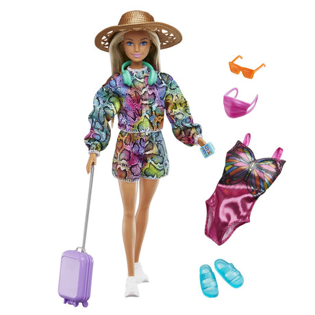 BARBIE PAPUSA BARBIE IN CALATORIE