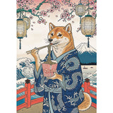 PUZZLE TREFL 500 PREMIUM PLUS PETS AS ART MEDITATIA CU PASTE A LUI SHIBA
