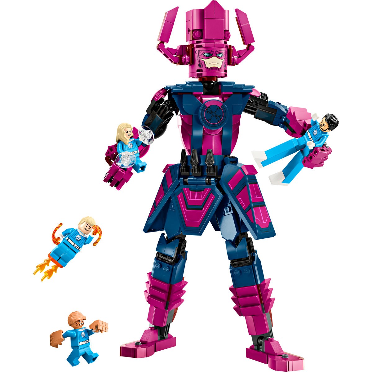 LEGO SUPER HEROES FIGURINA DE CONSTRUCIE CEI 4 FANTASTICI VS GALACTUS 76316