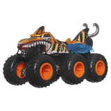 HOT WHEELS MONSTER TRUCK BIG RIGS MASINUTA METALICA CU 6 ROTI TIGER SHARK SCARA 1:64