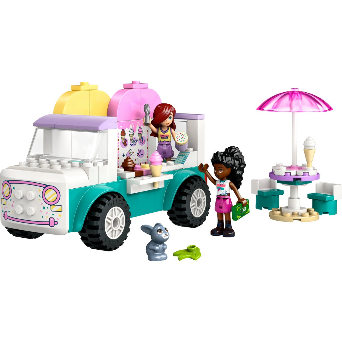 LEGO FRIENDS FURGONETA DE INGHETATA IN ORASUL HEARTLAKE 42644
