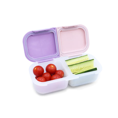 CUTIE SNACK 2 COMPARTIMENTE, MELII, BLUSH BERRY