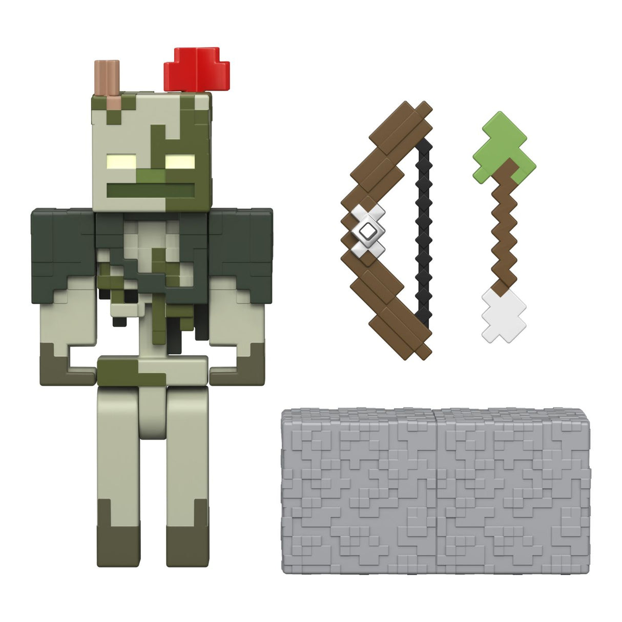 MINECRAFT CRAFT A BLOCK FIGURINA BOGGED 8CM