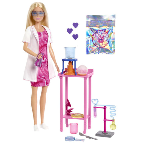 BARBIE SET DE JOACA PAPUSA BARBIE FACE CARIERA OM DE STIINTA