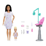 BARBIE SET DE JOACA PAPUSA BARBIE BRUNETA FACE CARIERA DENTIST
