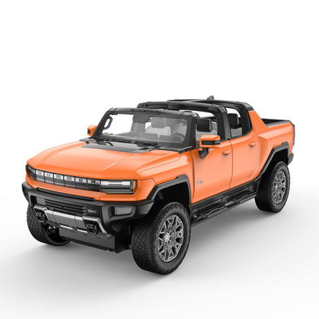 MASINA CU TELECOMANDA GMC HUMMER EV PORTOCALIU SCARA 1 LA 16