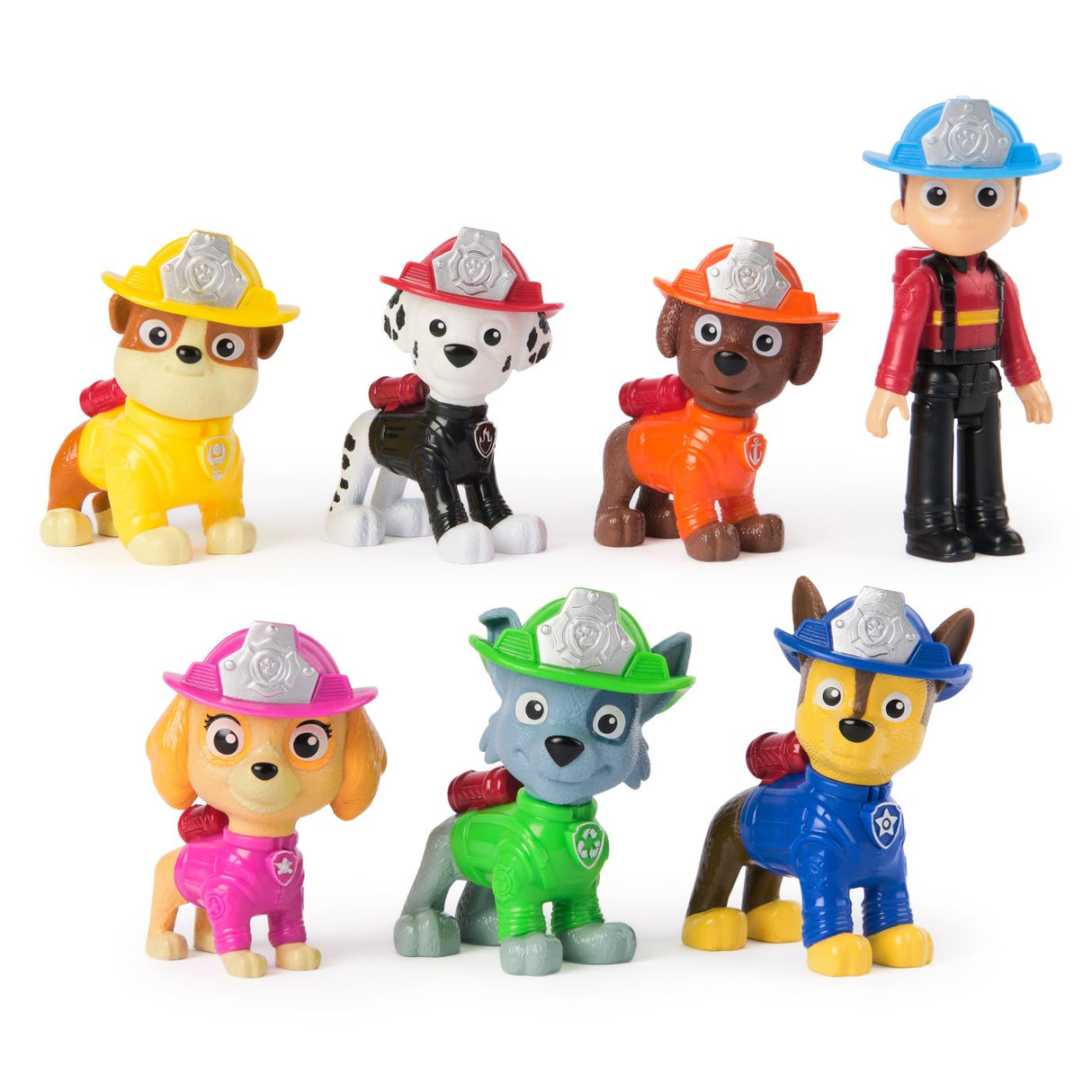 PATRULA CATELUSILOR FIRE RESCUE SET 7 FIGURINE