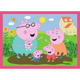 PUZZLE TREFL 4IN1 PEPPA PIG IUBESTE AVENTURILE