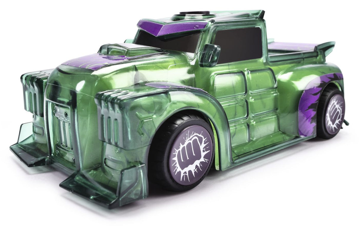 JADA MARVEL MASINUTA LIGHT HERO HULK CU SUNETE SI LUMINI SCARA 1:32