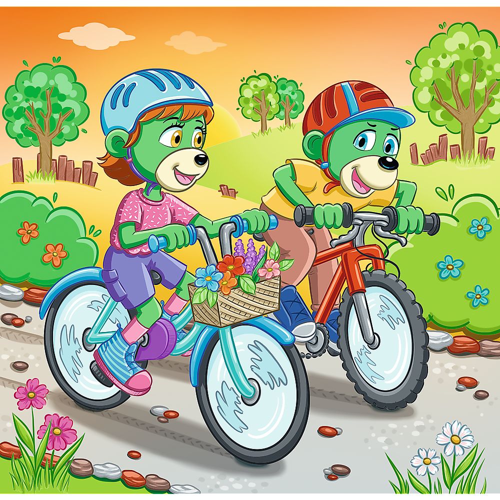 PUZZLE TREFL 3IN1 INTALNIREA FAMILIEI TREFELIK