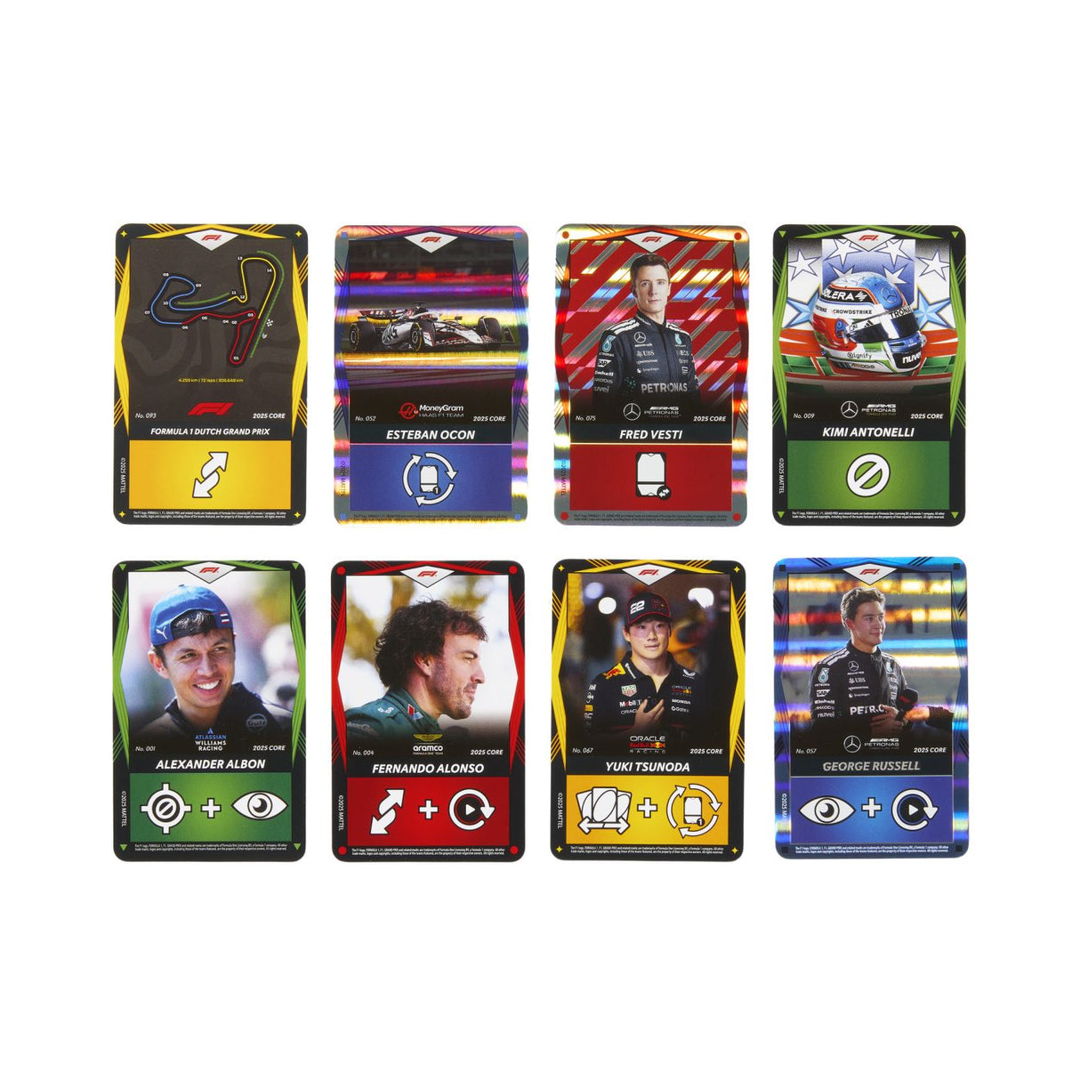 JOC DE CARTI UNO ELITE FORMULA 1 2025 CORE EDITION