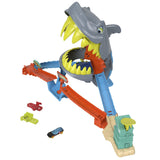 HOT WHEELS CITY PISTA DE CURSE PLAJA RECHINULUI CHOMP CU MASINUTA INCLUSA