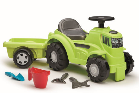 ECOIFFIER TRACTOR RIDE ON CU REMORCA 85CM