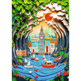 PUZZLE TREFL 1000 EDITIA ANIVERSARA 40 DE ANI 3D LONDRA