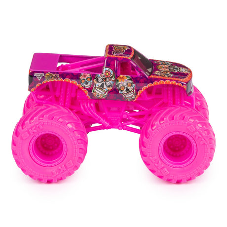 MONSTER JAM MASINUTA METALICA CALAVERA SCARA 1 LA 64