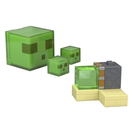 MINECRAFT REDSTONE CHARGED SET CAPCANA CU PISTON LIPICIOS FIGURINA CU ACCESORII