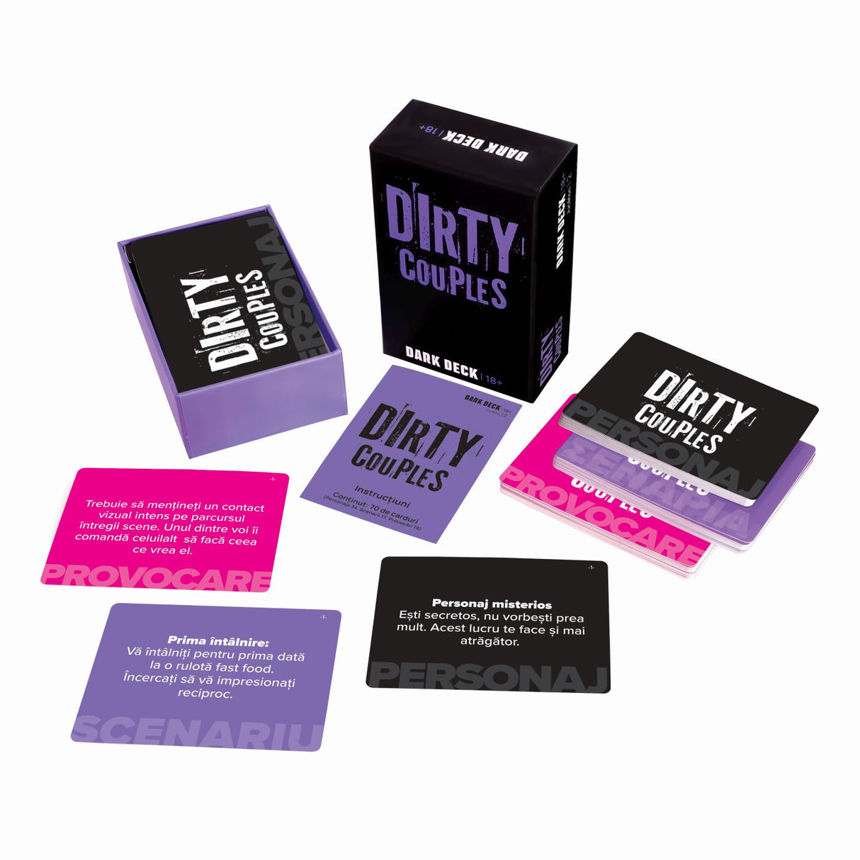JOC DE CARTI DARK DECK DIRTY COUPLES IN LIMBA ROMANA