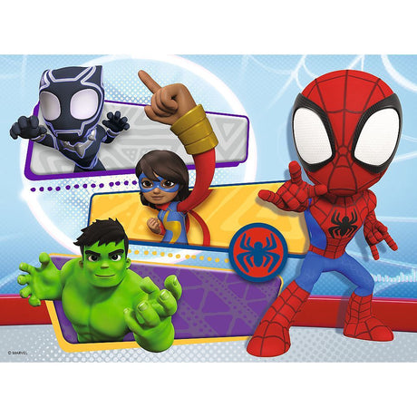PUZZLE TREFL 30 MARVEL SPIDEY SI PRIETENII SAI UIMITORI CURAJOSUL SPIDER MAN