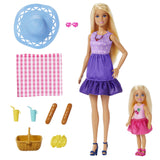 BARBIE FAMILY AND FRIENDS SET PAPUSA BARBIE SI PAPUSA CHELSEA