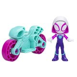 SPIDERMAN SET MOTOCICLETA SI FIGURINA GHOST SPIDER 6CM