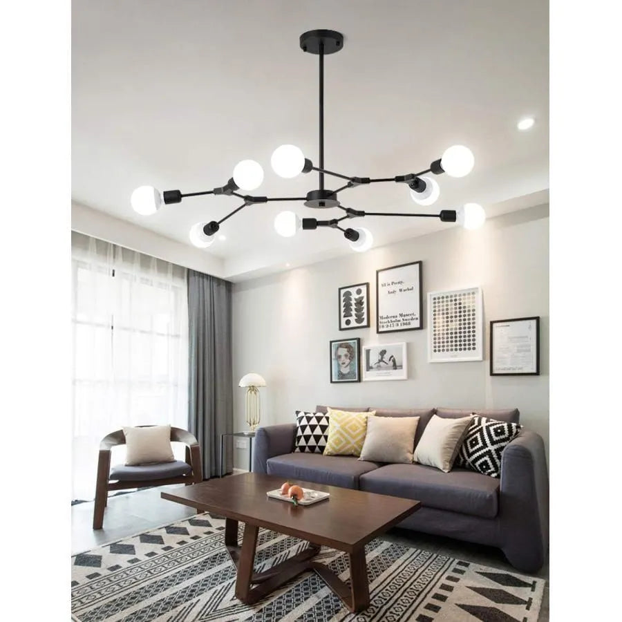 Lustra Architek Nona, 9X E27 - vivimall.ro