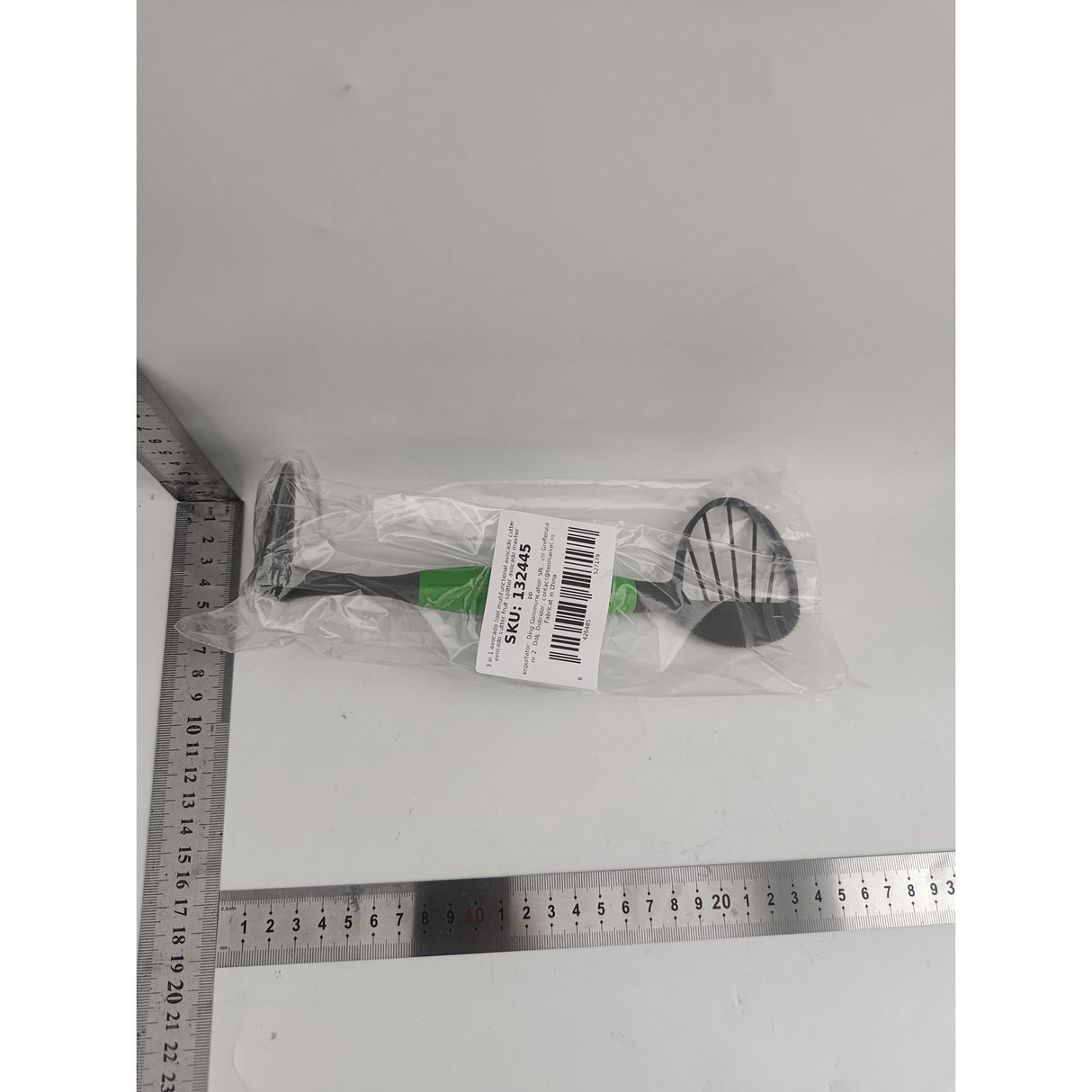 Feliator Multifunctional pentru Avocado, Vivimall, pentru Taierea in Cubulete si Pasare, pentru Bucatarie, Preparare Guacamole, ABS, 24x7x6 cm, Verde - vivimall.ro