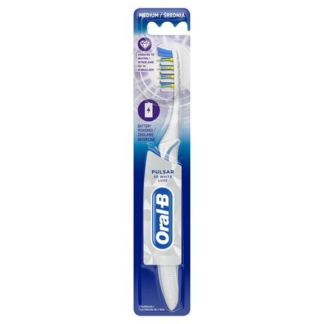 Periuță de dinți Oral-B Pulsar 3D White Luxe - Alb 1 buc