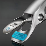Clema Pentru Boluri, Anti-Alunecare, Din Otel Inoxidabil Si Silicon, De Uz Casnic, Rezistent La Temperaturi Inalte, 19.5X3.2 Cm, Gri - vivimall.ro