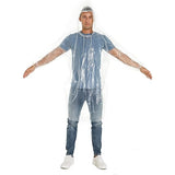Pelerina de Ploaie, Vivimall, pentru Adulti, 150 x 90 cm, Tip Poncho, Impermeabila, de Unica Folosinta, 30 g, Transparent - vivimall.ro